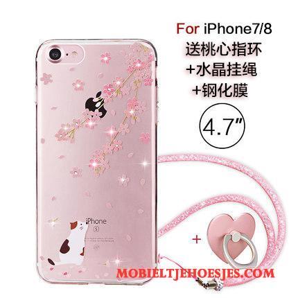 iPhone 7 Hanger Roze Nieuw Hoesje Telefoon Trendy Merk