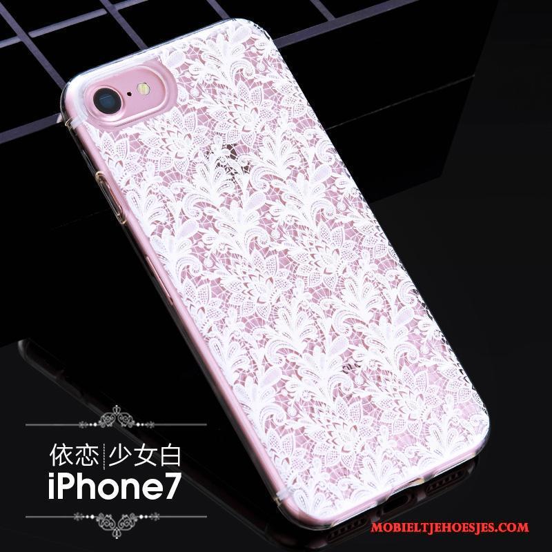 iPhone 7 Hoes Zacht Trendy Merk Anti-fall Hoesje Telefoon Siliconen