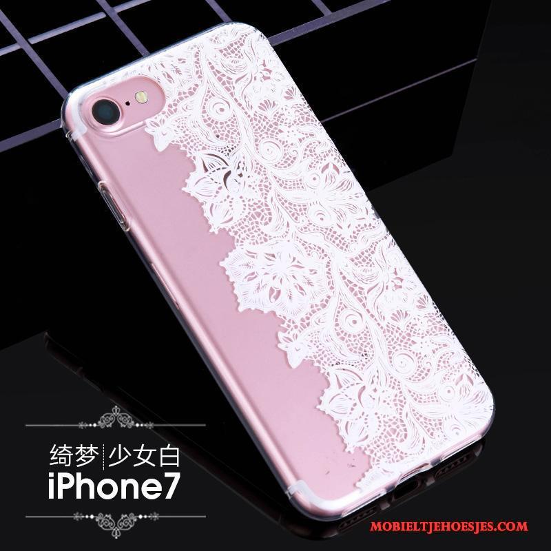 iPhone 7 Hoes Zacht Trendy Merk Anti-fall Hoesje Telefoon Siliconen