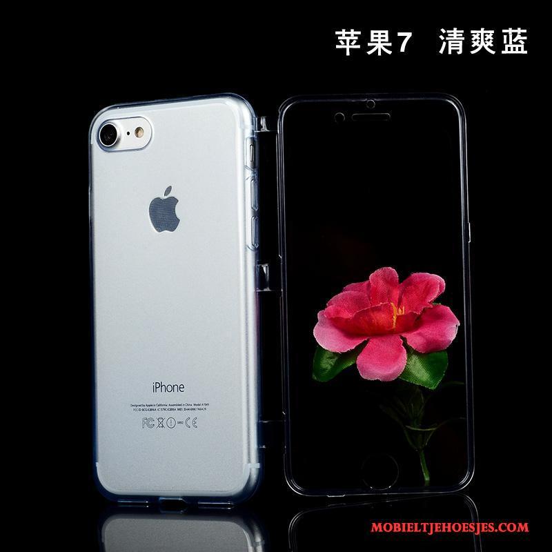 iPhone 7 Hoesje Clamshell Anti-fall Zacht Persoonlijk Hoes Mobiele Telefoon Siliconen