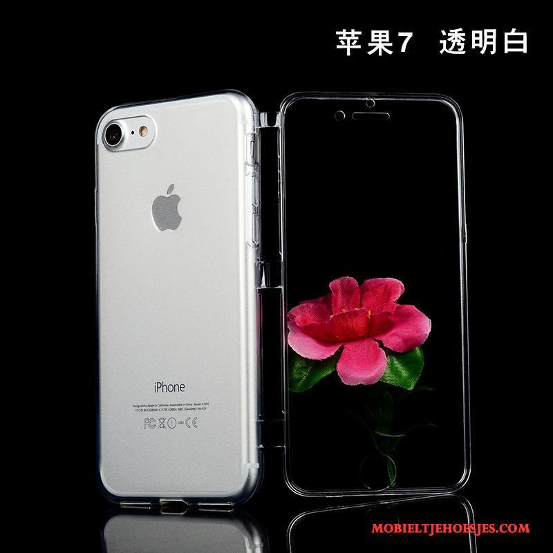 iPhone 7 Hoesje Clamshell Anti-fall Zacht Persoonlijk Hoes Mobiele Telefoon Siliconen