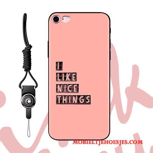 iPhone 7 Hoesje Elegante All Inclusive Roze Trend Net Red Hanger Hoes