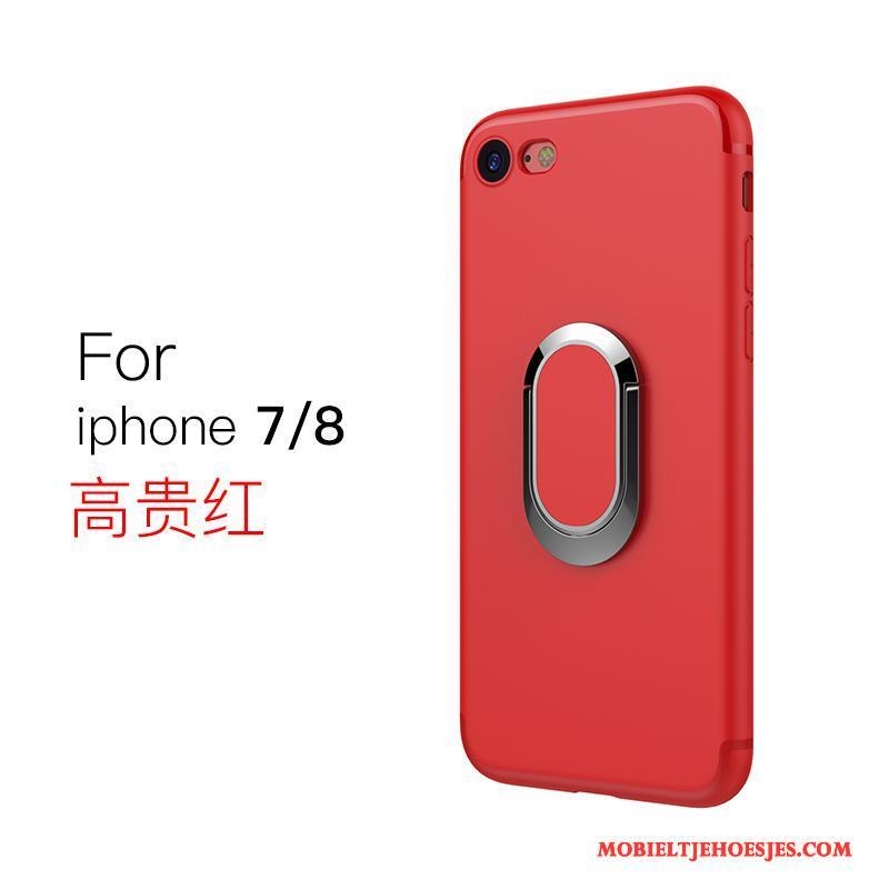 iPhone 7 Hoesje Telefoon Ondersteuning Trend Gesp Auto Ring Anti-fall