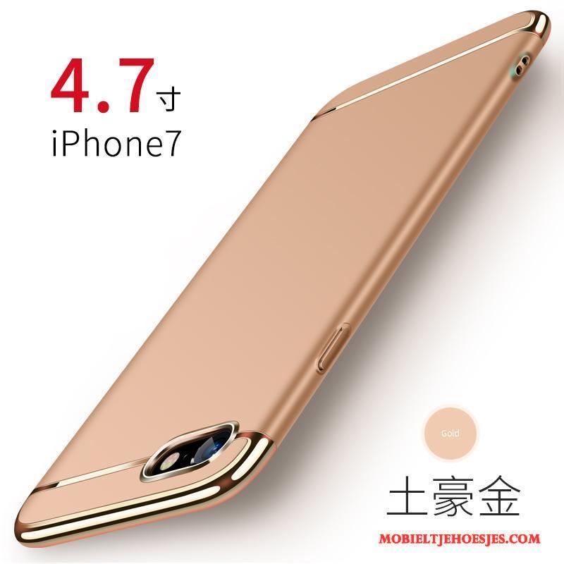 iPhone 7 Mobiele Telefoon Hoes Goud Hoesje Telefoon Anti-fall Hard