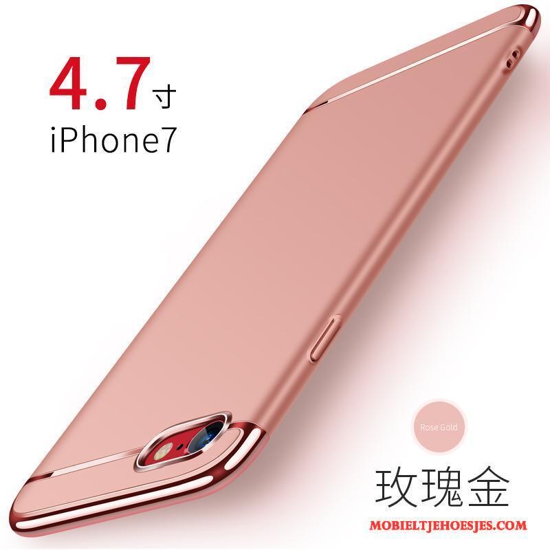 iPhone 7 Mobiele Telefoon Hoes Goud Hoesje Telefoon Anti-fall Hard