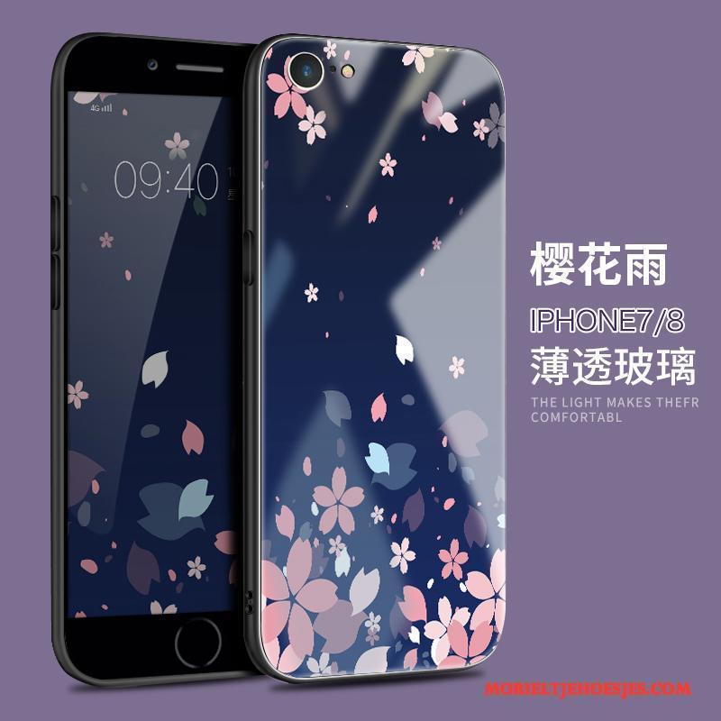 iPhone 7 Persoonlijk Hoesje Telefoon Roze Siliconen All Inclusive Anti-fall Dun
