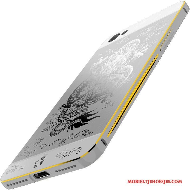 iPhone 7 Plus Hoesje Omlijsting Metaal Rose Goud Bescherming Scheppend Hoes Anti-fall