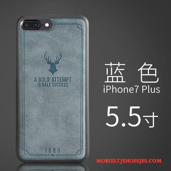 iPhone 7 Plus Khaki Hoes Hoesje Telefoon Dun Bescherming All Inclusive Vintage
