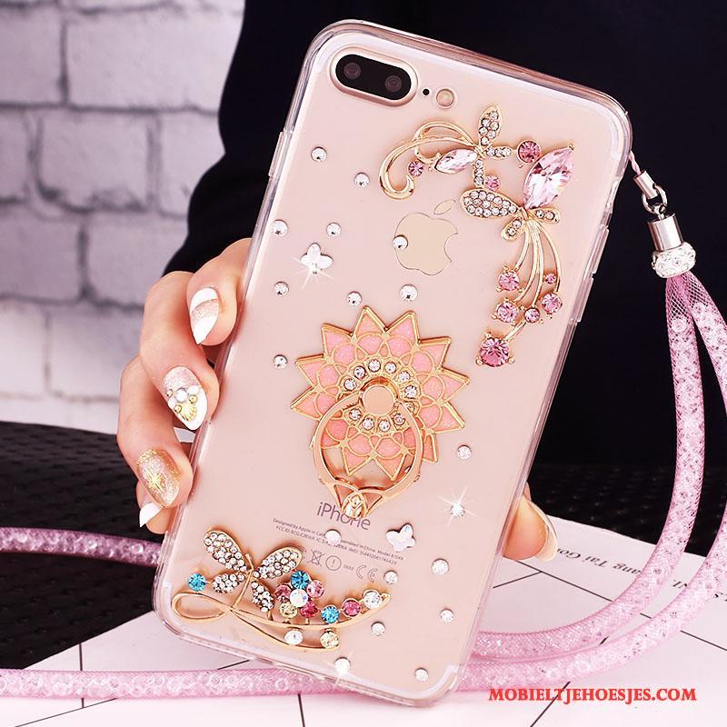 iPhone 7 Plus Mobiele Telefoon Bescherming Hoesje Met Strass Telefoon Rose Goud