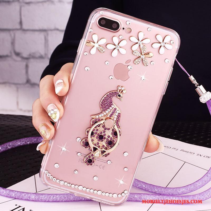 iPhone 7 Plus Mobiele Telefoon Bescherming Hoesje Met Strass Telefoon Rose Goud