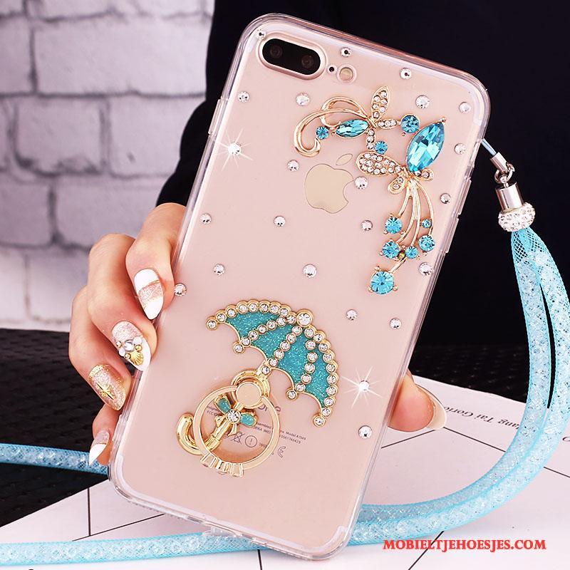 iPhone 7 Plus Mobiele Telefoon Bescherming Hoesje Met Strass Telefoon Rose Goud