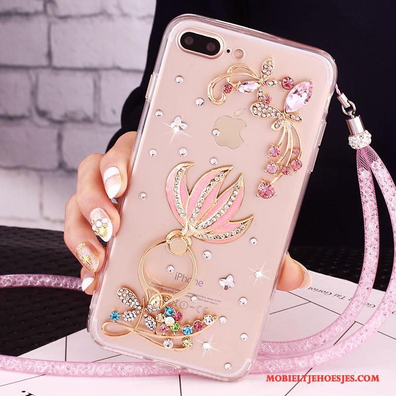 iPhone 7 Plus Mobiele Telefoon Bescherming Hoesje Met Strass Telefoon Rose Goud