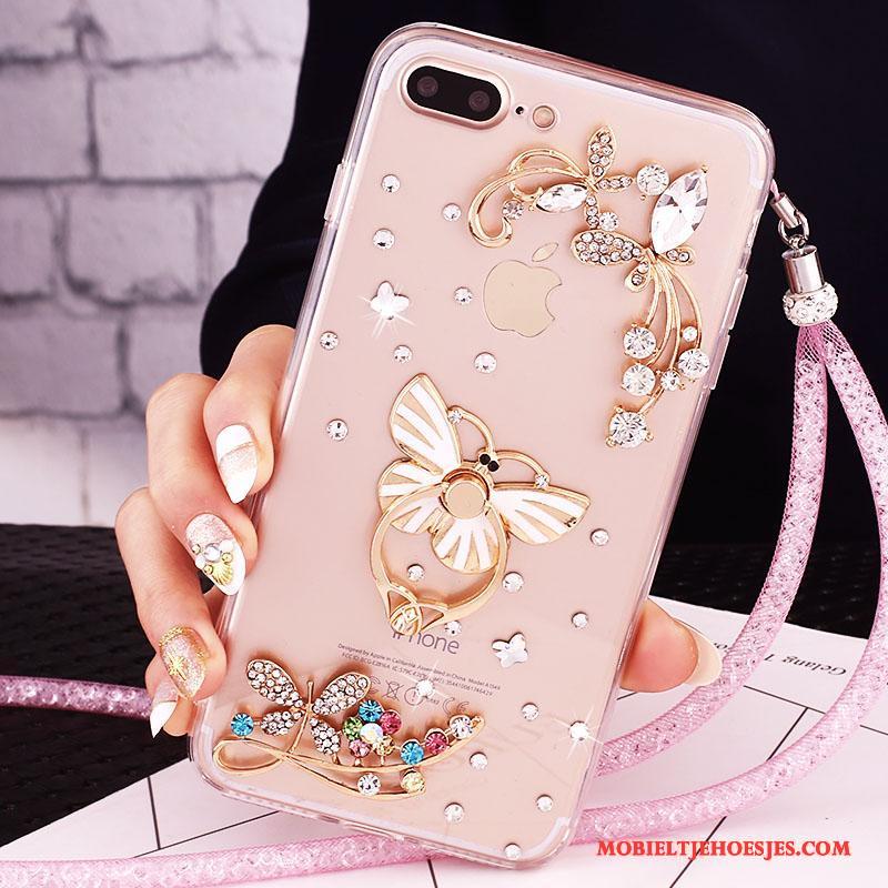 iPhone 7 Plus Mobiele Telefoon Bescherming Hoesje Met Strass Telefoon Rose Goud