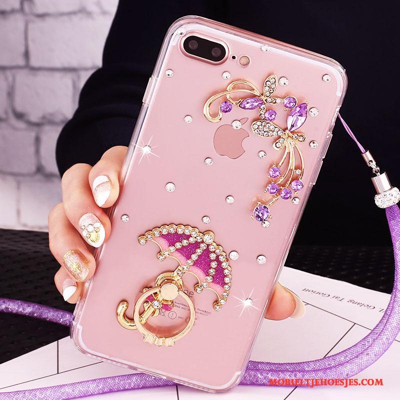 iPhone 7 Plus Mobiele Telefoon Bescherming Hoesje Met Strass Telefoon Rose Goud