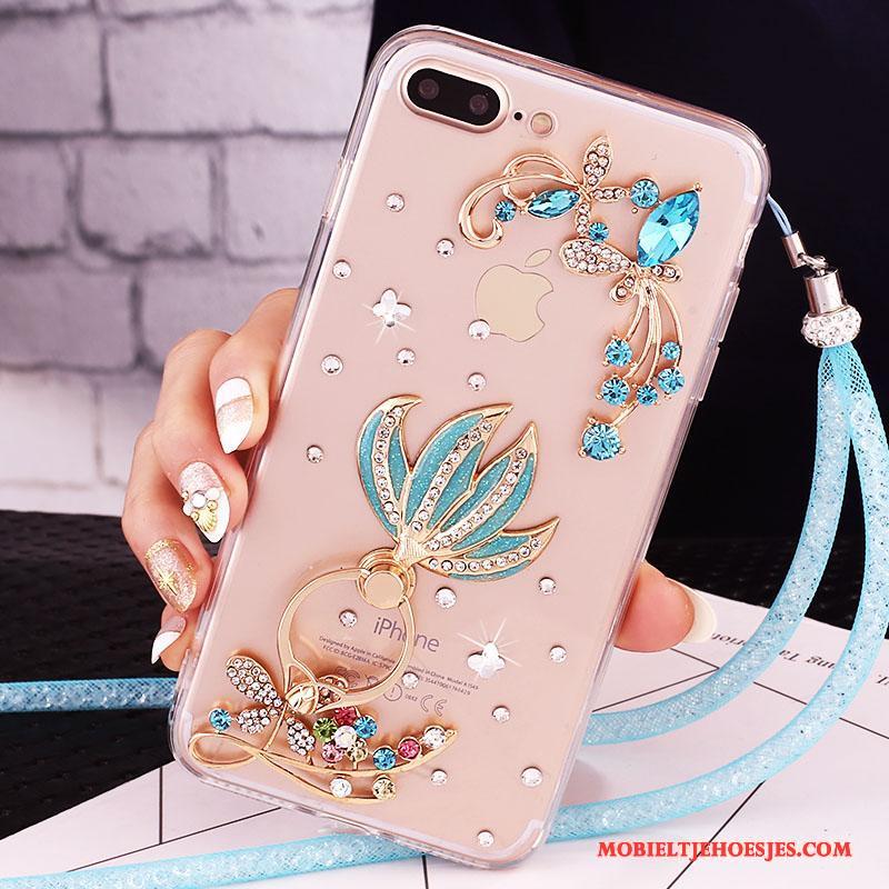 iPhone 7 Plus Mobiele Telefoon Bescherming Hoesje Met Strass Telefoon Rose Goud