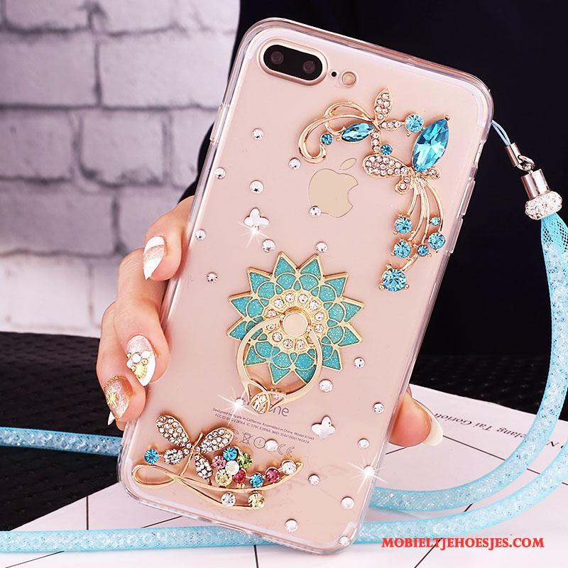 iPhone 7 Plus Mobiele Telefoon Bescherming Hoesje Met Strass Telefoon Rose Goud