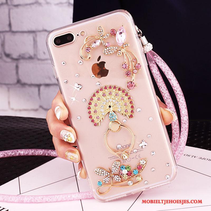 iPhone 7 Plus Mobiele Telefoon Bescherming Hoesje Met Strass Telefoon Rose Goud