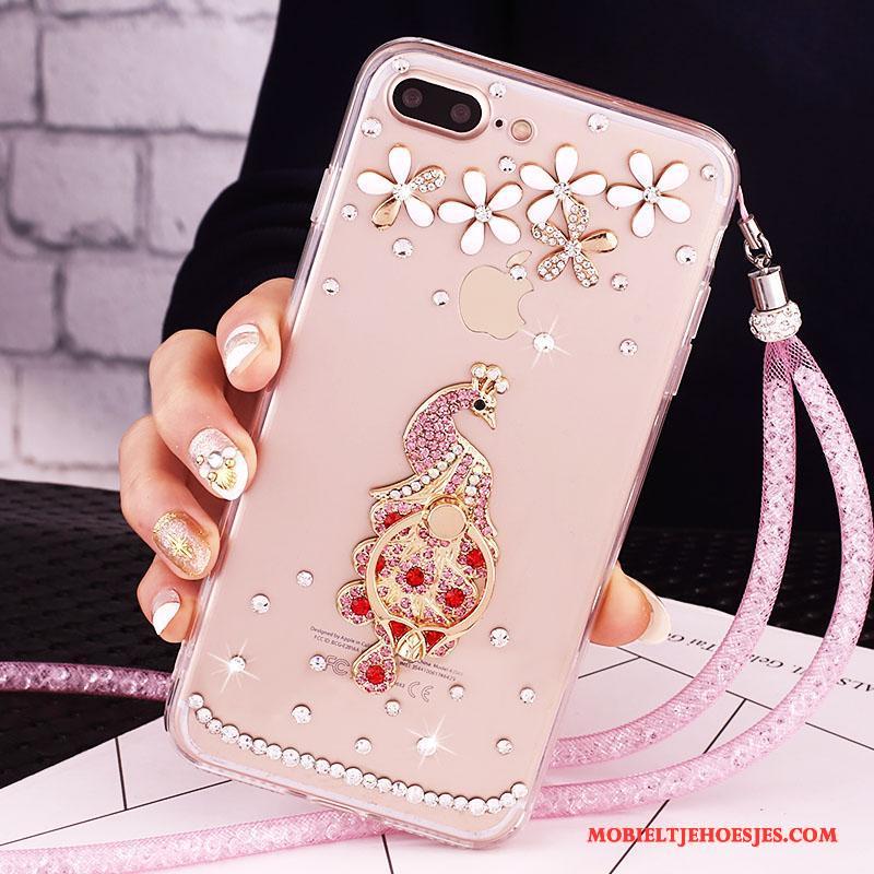 iPhone 7 Plus Mobiele Telefoon Bescherming Hoesje Met Strass Telefoon Rose Goud