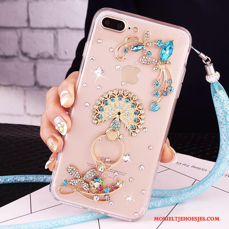 iPhone 7 Plus Mobiele Telefoon Bescherming Hoesje Met Strass Telefoon Rose Goud