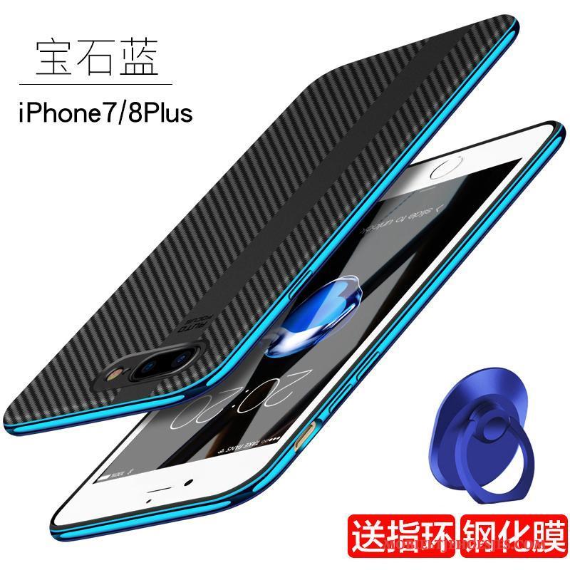 iPhone 7 Plus Siliconen Hoes Scheppend Hoesje Telefoon Zacht Blauw Rood