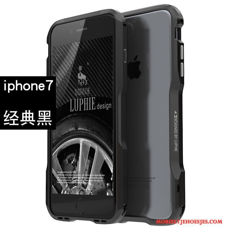 iPhone 7 Scheppend Goud Hoes Bescherming Trend Omlijsting Hoesje Telefoon