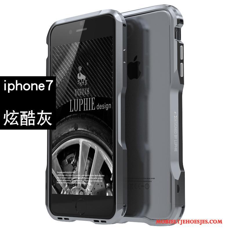 iPhone 7 Scheppend Goud Hoes Bescherming Trend Omlijsting Hoesje Telefoon