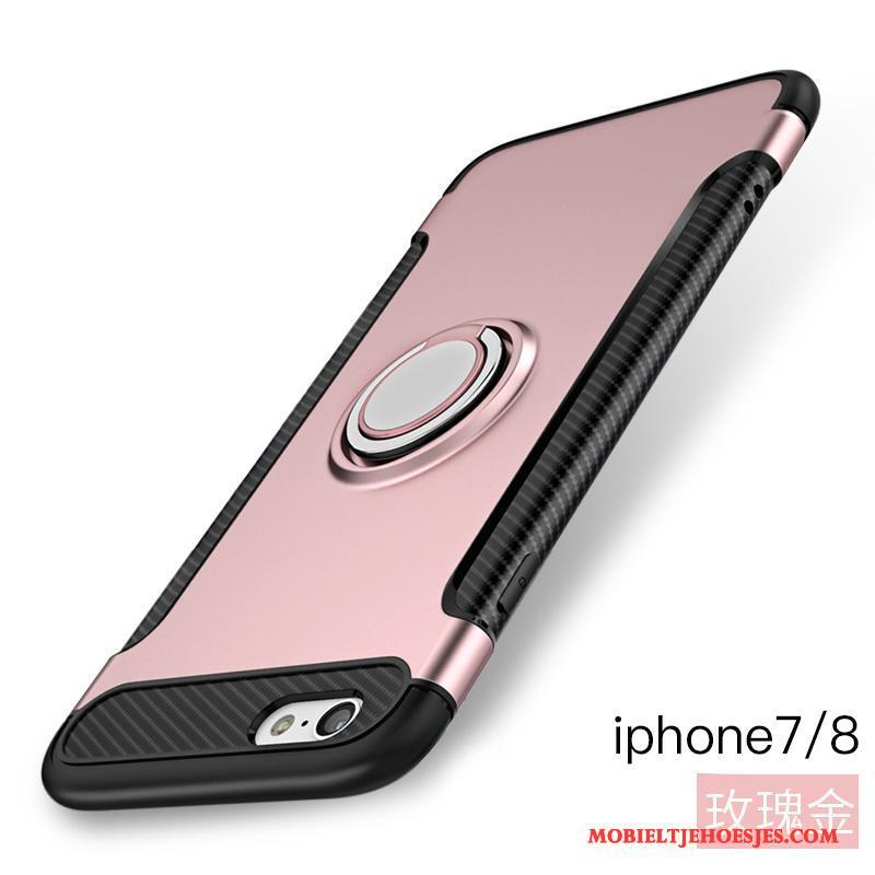 iPhone 8 All Inclusive Hoes Hoesje Telefoon Bescherming Mobiele Telefoon Ondersteuning Ring