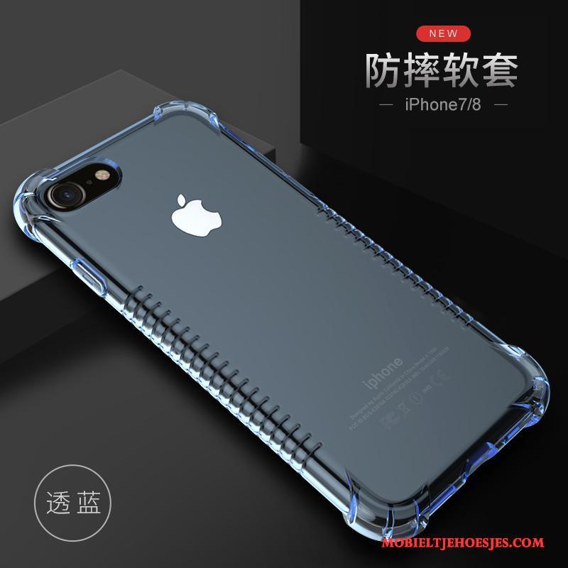 iPhone 8 All Inclusive Siliconen Pu Nieuw Anti-fall Hoesje Telefoon