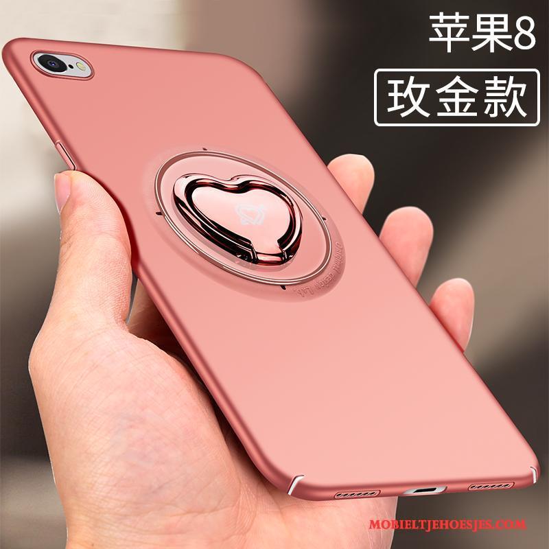 iPhone 8 Hoes Rood Nieuw Hoesje Trend Rose Goud Hard