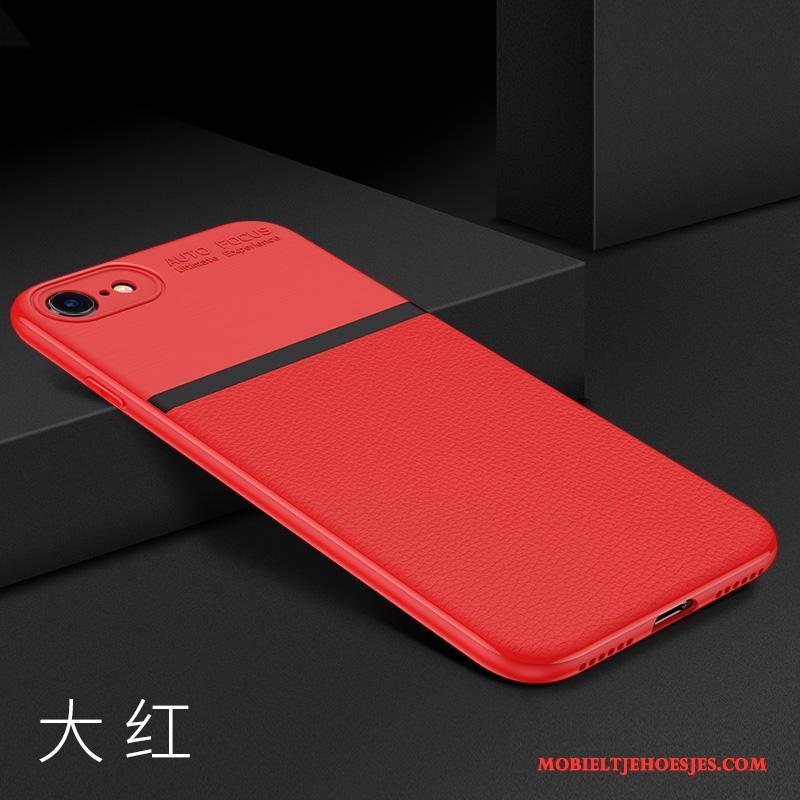 iPhone 8 Hoesje Telefoon Rood Grote Nieuw Trendy Merk All Inclusive Donkerblauw