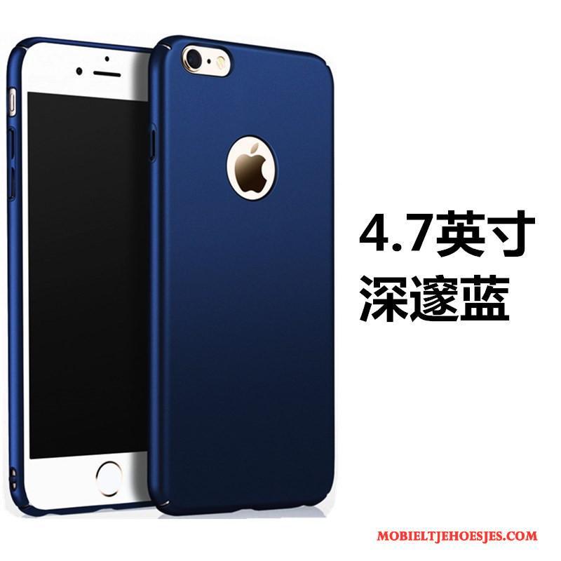 iPhone 8 Mobiele Telefoon Hoesje Telefoon Blauw Hard Schrobben Bescherming