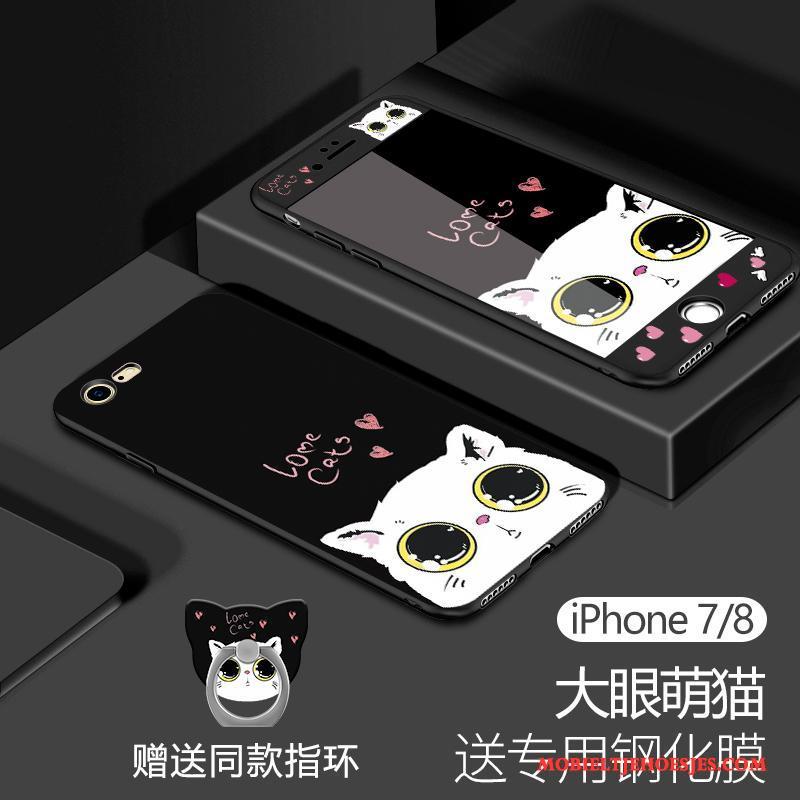 iPhone 8 Nieuw Siliconen Roze Hoesje Telefoon Anti-fall Spotprent Zacht