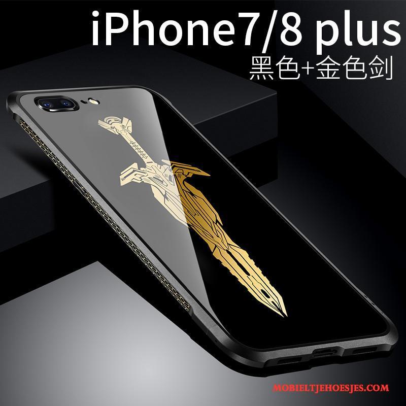 iPhone 8 Plus Hoesje Telefoon Anti-fall Zilver Nieuw Super Dunne Trend