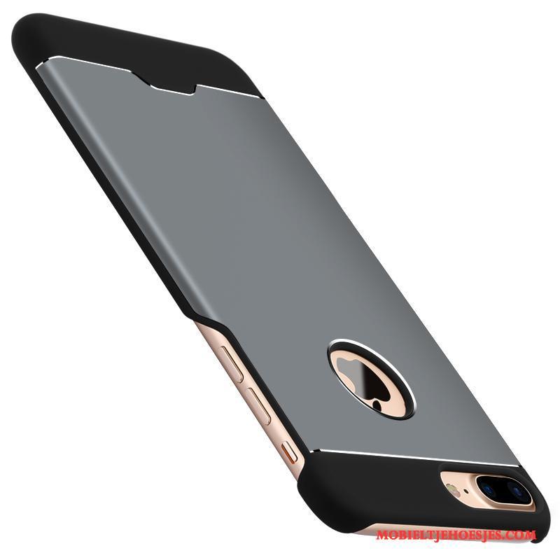 iPhone 8 Plus Metaal Bedrijf Het Uitstralen Rood Achterklep Trend Hoesje