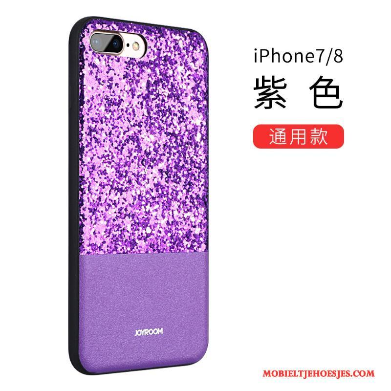 iPhone 8 Purper Persoonlijk Hoesje Telefoon Bescherming All Inclusive Trend Anti-fall