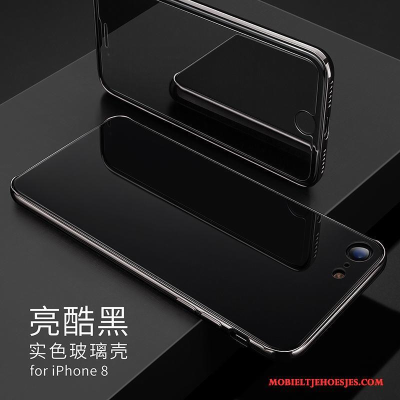 iPhone 8 Zwart Hoesje Telefoon All Inclusive Glas Trendy Merk Nieuw