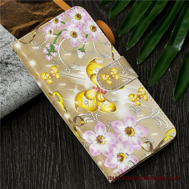 iPhone Se 2020 Bloemen Hoes Bescherming Zacht Leren Etui Zon Hoesje Telefoon