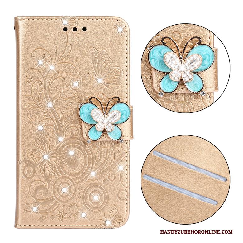 iPhone Se 2020 Hoesje All Inclusive Leren Etui Folio Strass Siliconen Bescherming Anti-fall