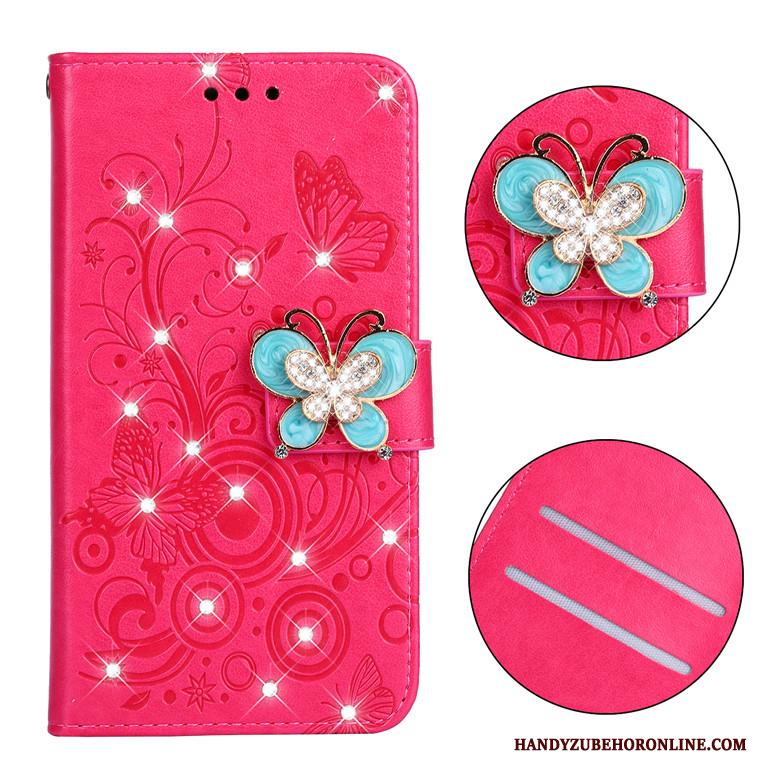 iPhone Se 2020 Hoesje All Inclusive Leren Etui Folio Strass Siliconen Bescherming Anti-fall