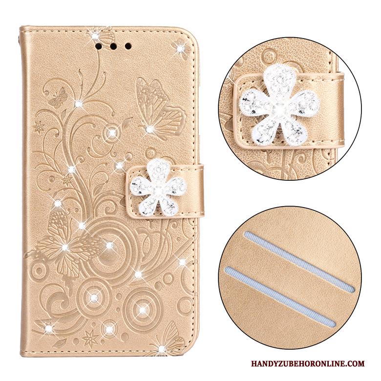 iPhone Se 2020 Hoesje All Inclusive Leren Etui Folio Strass Siliconen Bescherming Anti-fall