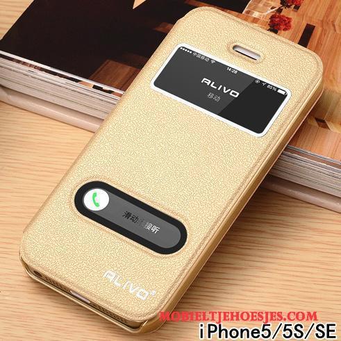 iPhone Se Rose Goud Hoesje Telefoon Hard Bescherming Clamshell Trend Anti-fall