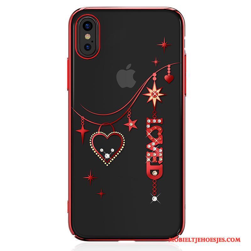 iPhone X Anti-fall Hoes Met Strass Hoesje Telefoon Nieuw All Inclusive Trend