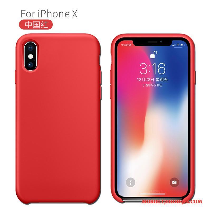 iPhone X Bescherming Hoesje Telefoon Siliconen Blauw Zacht Nieuw Scheppend