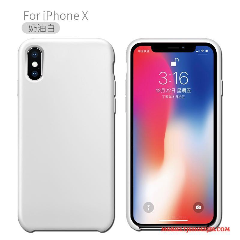 iPhone X Bescherming Hoesje Telefoon Siliconen Blauw Zacht Nieuw Scheppend