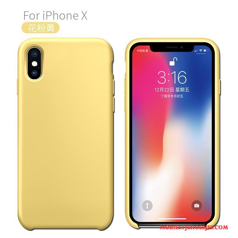 iPhone X Bescherming Hoesje Telefoon Siliconen Blauw Zacht Nieuw Scheppend