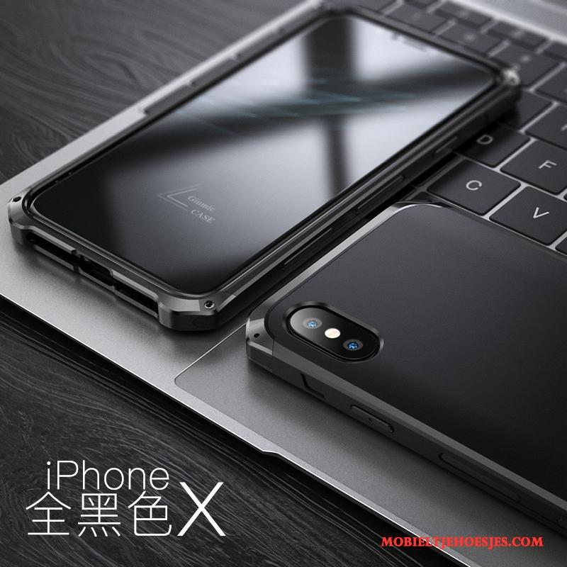 iPhone X Bescherming Trend Scheppend Nieuw Hoes Hoesje Telefoon Metaal