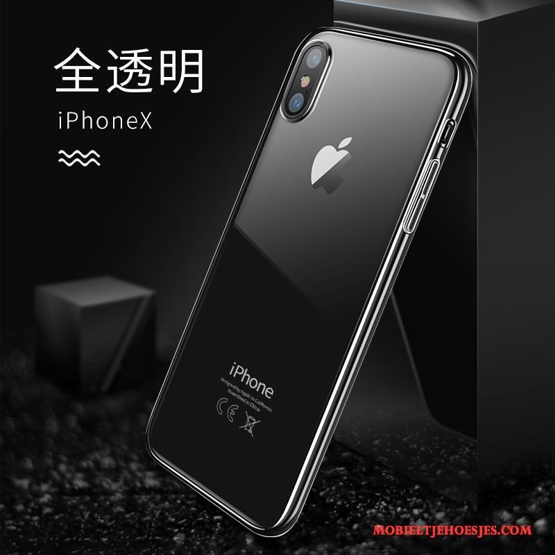 iPhone X Dun Hoes Anti-fall Nieuw Doorzichtig Hoesje Telefoon Trend