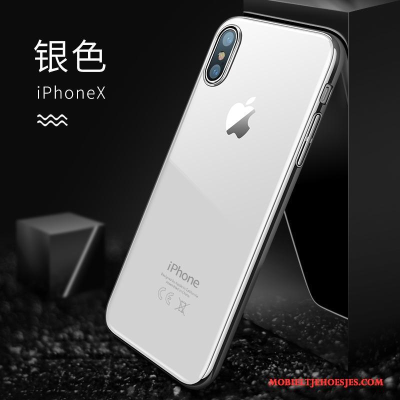 iPhone X Dun Hoes Anti-fall Nieuw Doorzichtig Hoesje Telefoon Trend