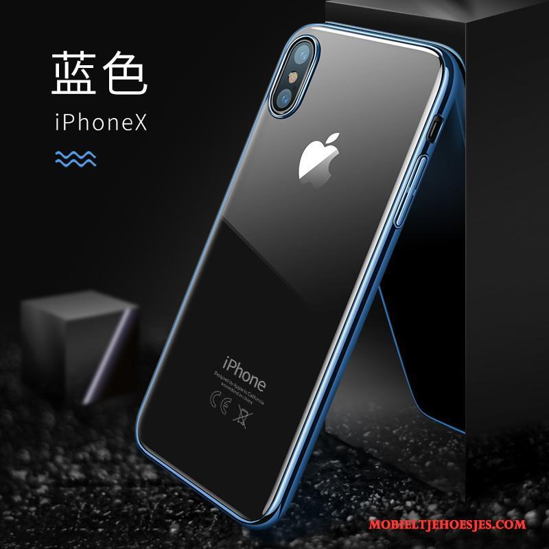 iPhone X Dun Hoes Anti-fall Nieuw Doorzichtig Hoesje Telefoon Trend