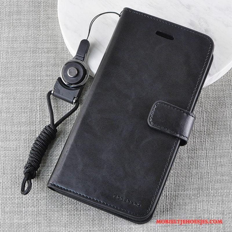 iPhone X Folio Hoesje Telefoon All Inclusive Leren Etui Bescherming Zacht Groen